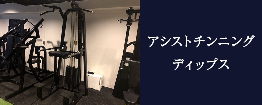 アシストチンニング/ディップス